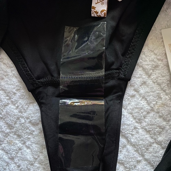 Becca Women’s Bikini Bottom, Size-Large, Color-Black, - Picture 5 of 5